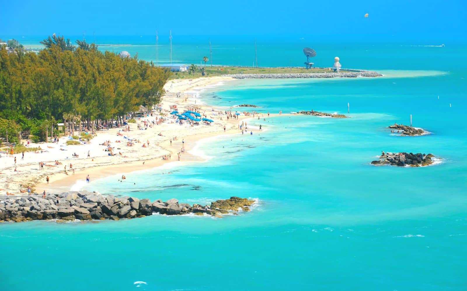 Key West Beach width=